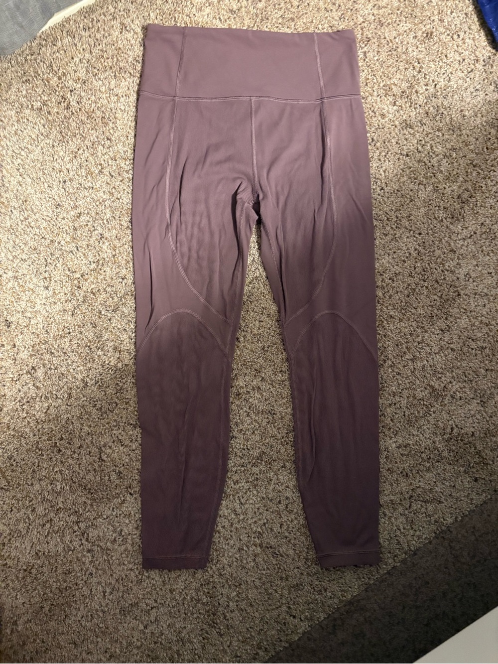 Athleta Rise Up Rib 7/8 leggings